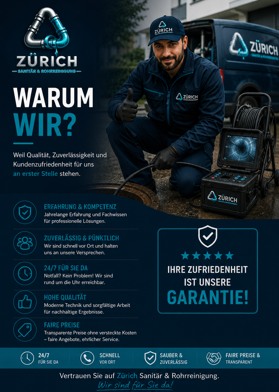 Ihr zuverlässiger Sanitärpartner in Zürich