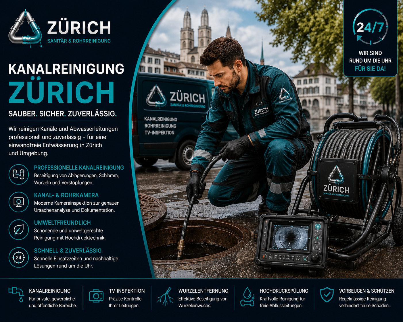Kanalreinigung Zürich
