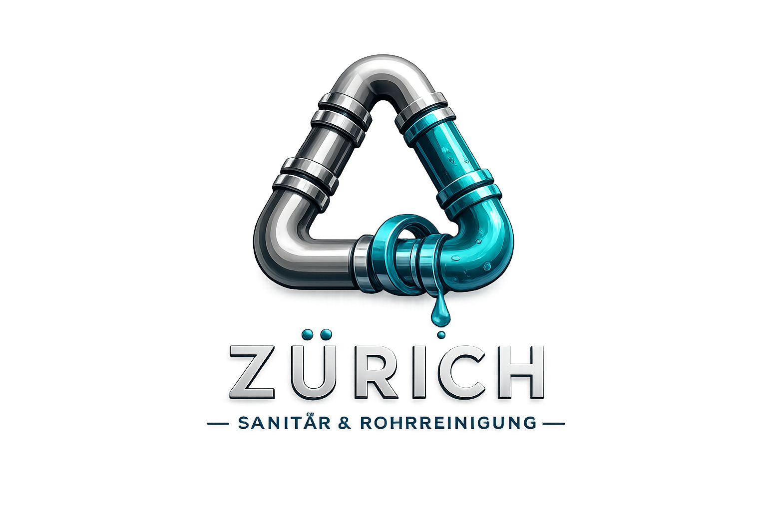 Logo für einen Sanitärdienst in Zürich